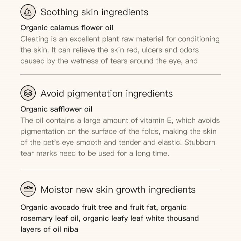 Organic Tear Stain Balm