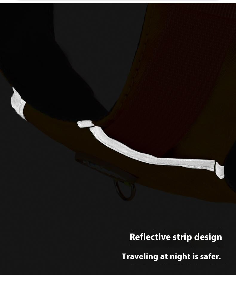 Lightweight pet harness with reflective strips + a free small night light