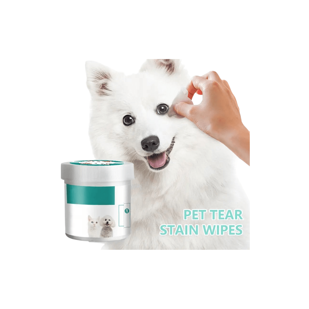 130pcs Pet Cleaning Tear Marks Wipe