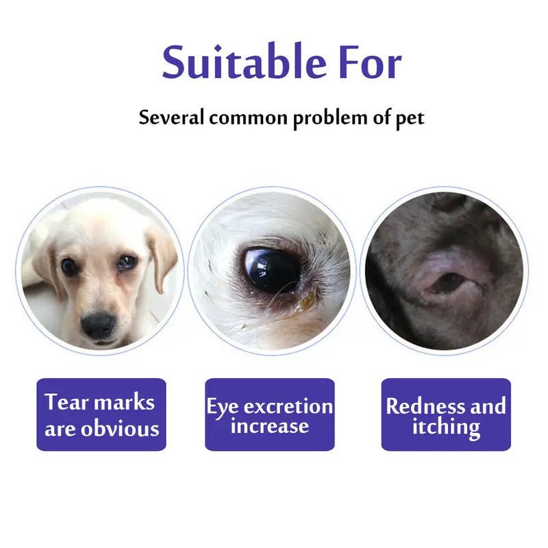 130pcs Pet Cleaning Tear Marks Wipe