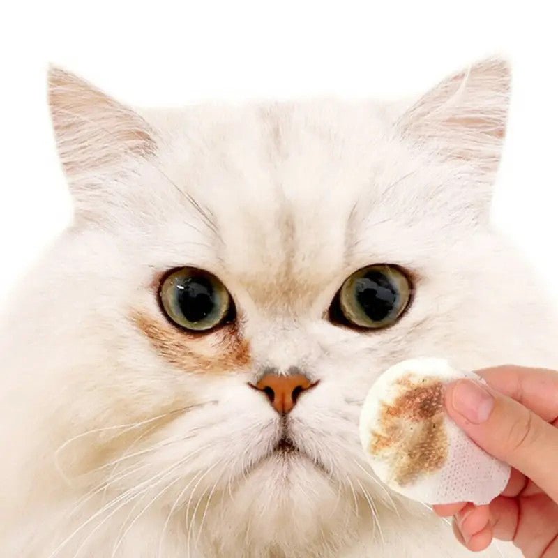130pcs Pet Cleaning Tear Marks Wipe