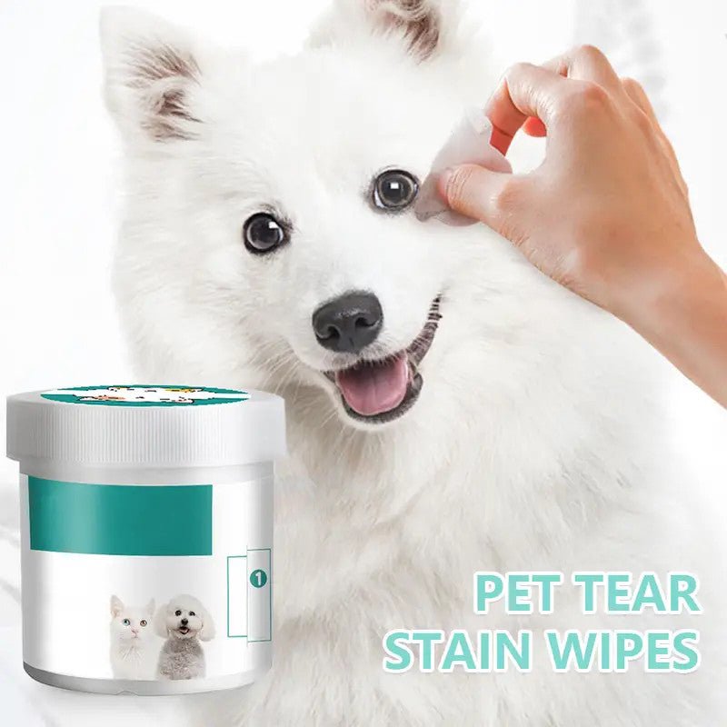 130pcs Pet Cleaning Tear Marks Wipe