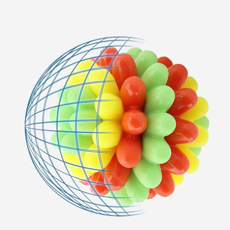 Dog toy balls, pet teething toys that are bite - resistant