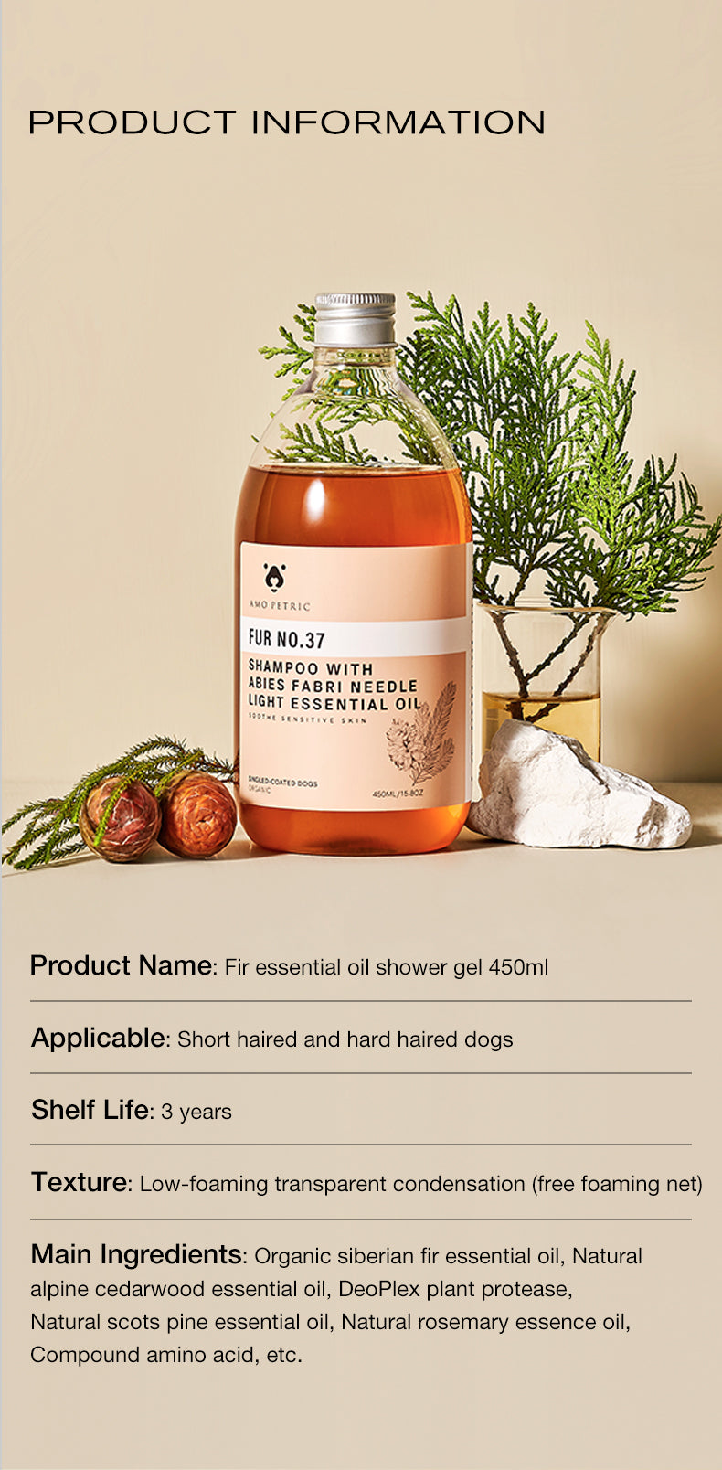Pet Essential Oil Shampoo Series