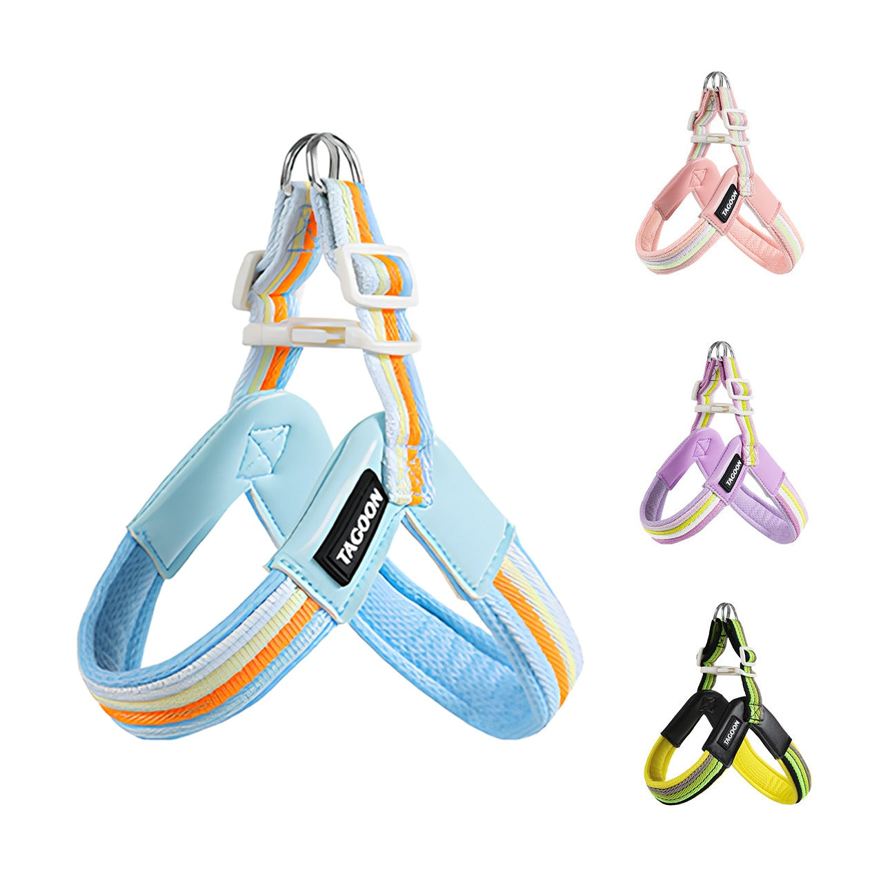 8206.V - shaped Rainbow Harness for Small and Medium - sized Dogs
