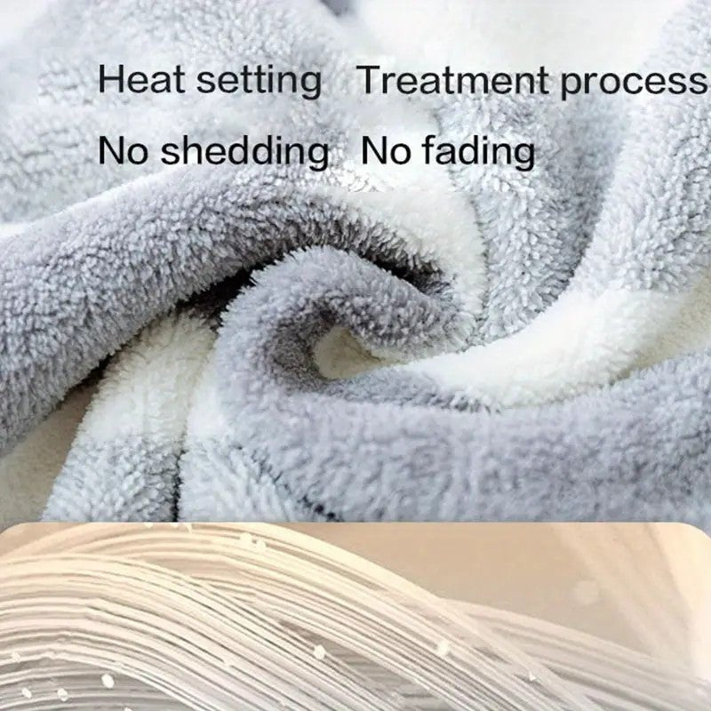 Microfiber quick dry bathrobe