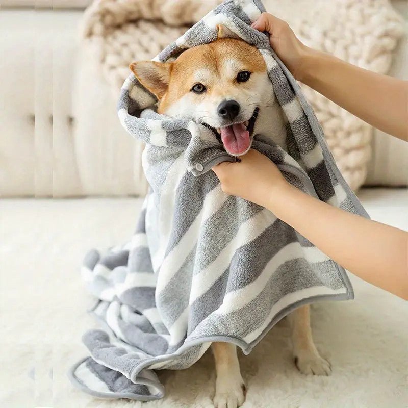 Microfiber quick dry bathrobe