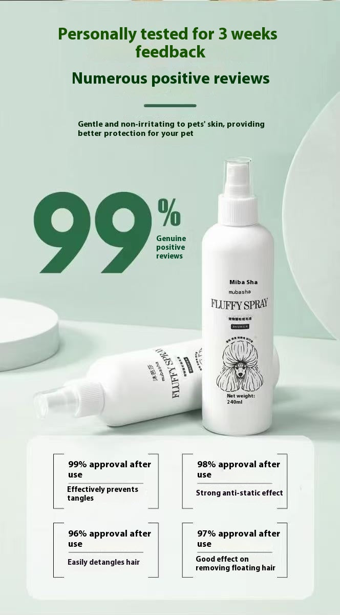 Conditioning spray for both dogs and cats