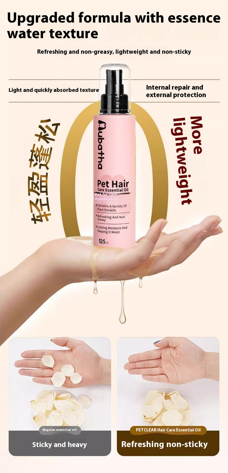 Conditioning spray for both dogs and cats