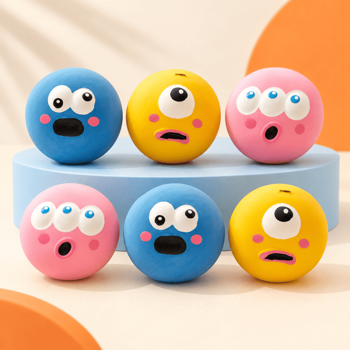 Rubber Dog Ball Set