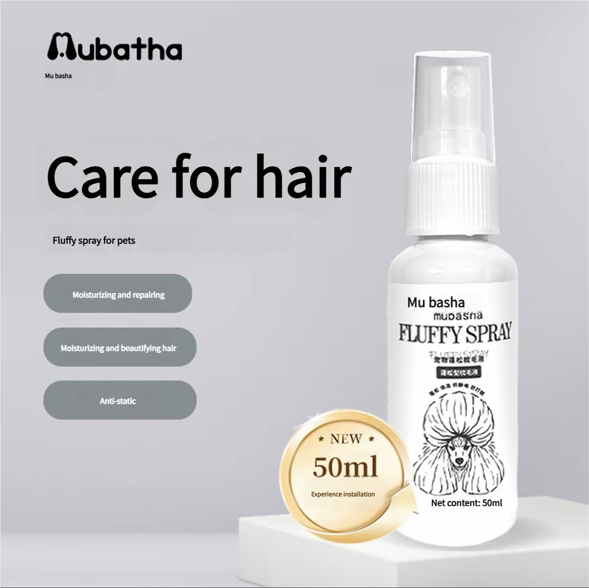 Conditioning spray for both dogs and cats