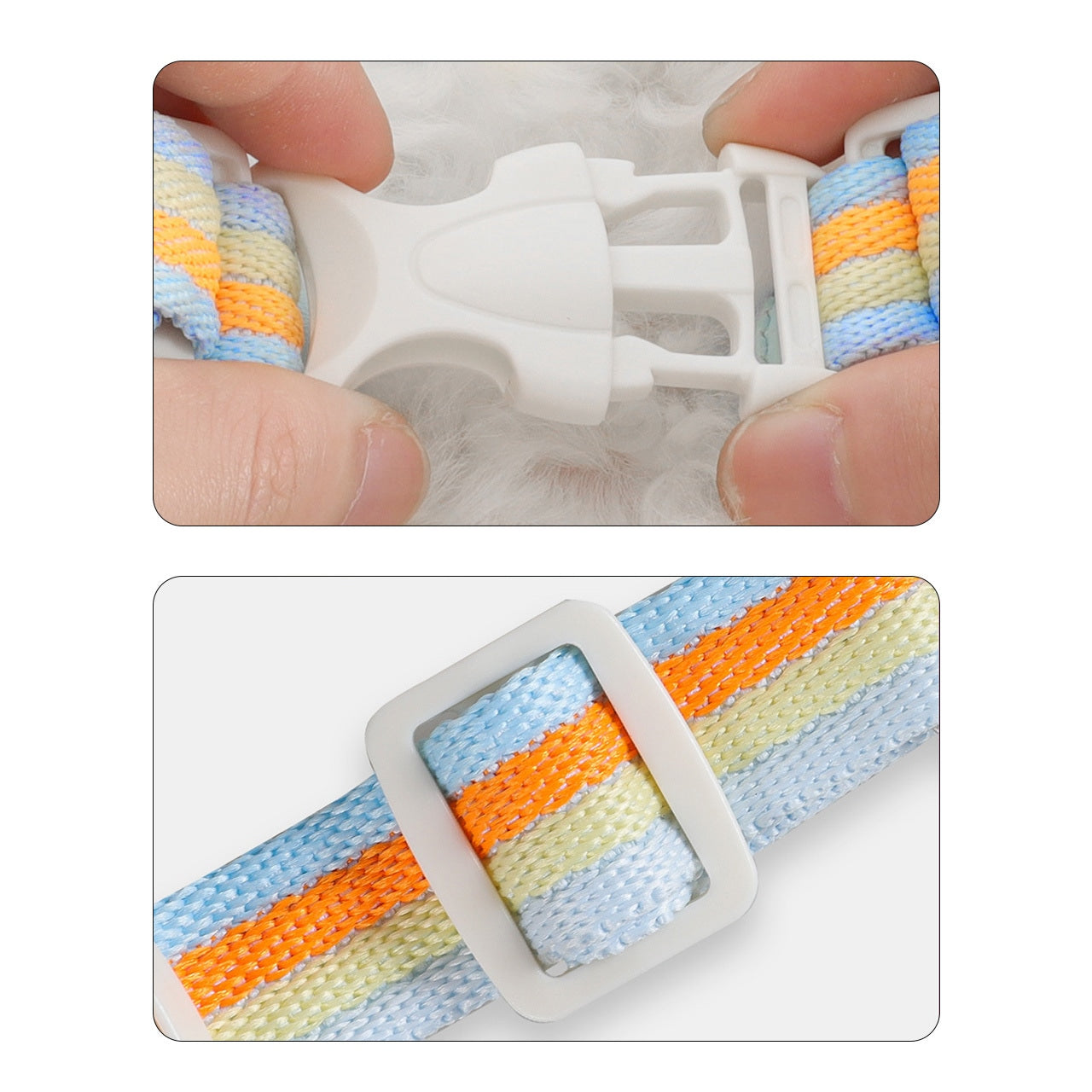 8206.V - shaped Rainbow Harness for Small and Medium - sized Dogs