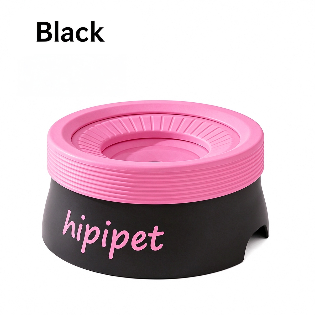 New dog bowl with a non-wetting mouth and floating water bowl