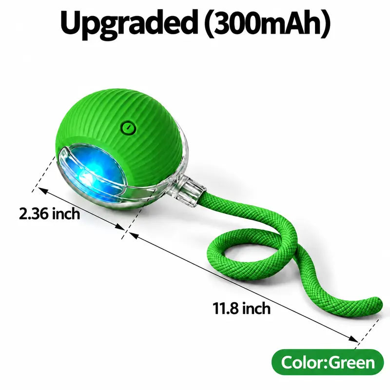Interactive Cat & Dog Teaser Toy with Two Additional Tails, Kitten Rolling Ball Toy, Pet Supplies, Dog & Cat Accessories Cute dog toys