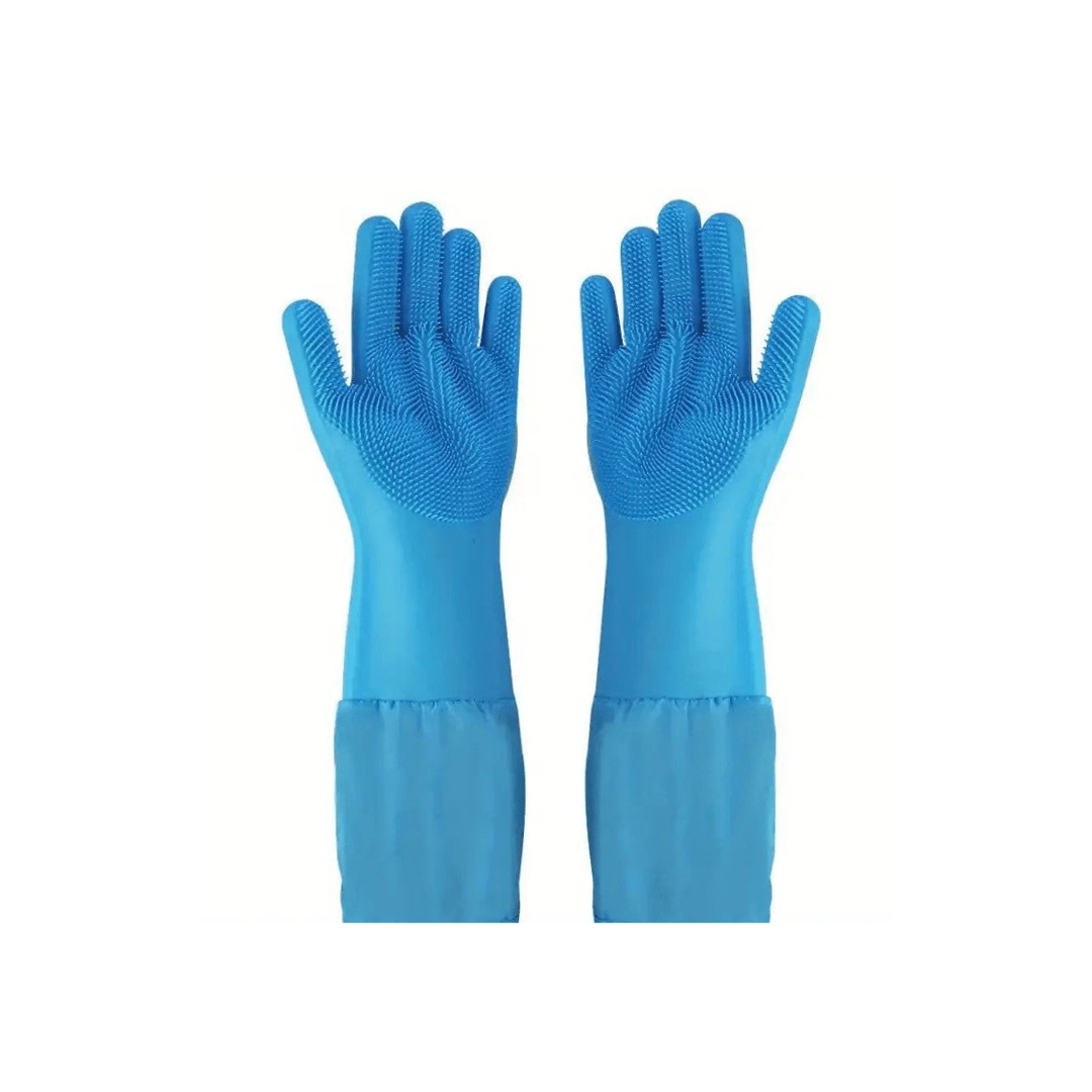 Bathing Gloves Extra Long Gentle