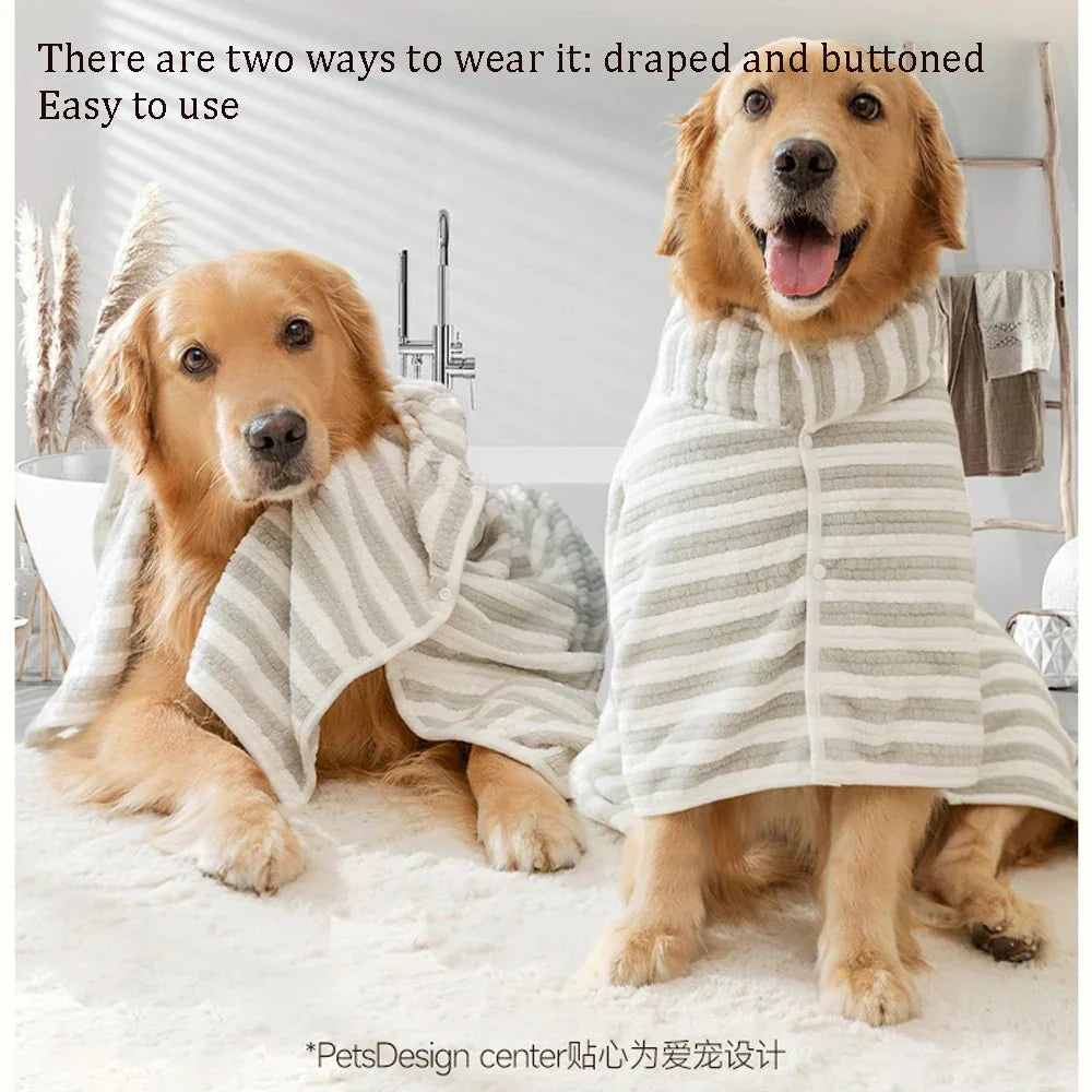Bathrobe Absorbent cover full body