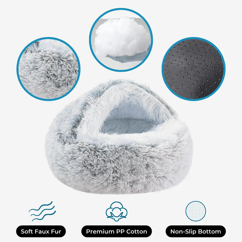 Calming Dog Cave Bed