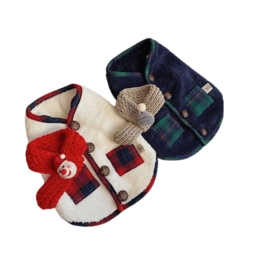 Fleece Dog Vest & Scarf Set