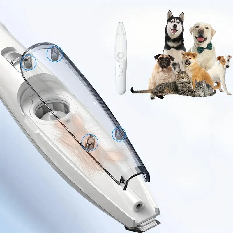 Hair Trimmer Rechargeable 2 Speed Low Noise With LED Light