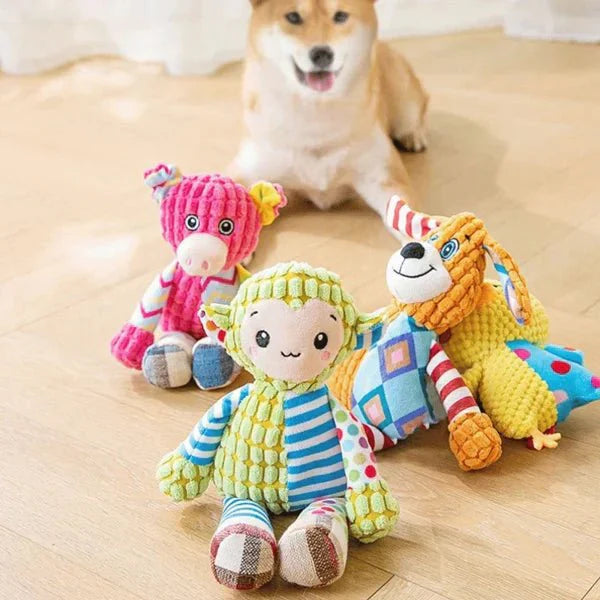 Immortal Squeaky Plush Toy for Aggressive Chewers
