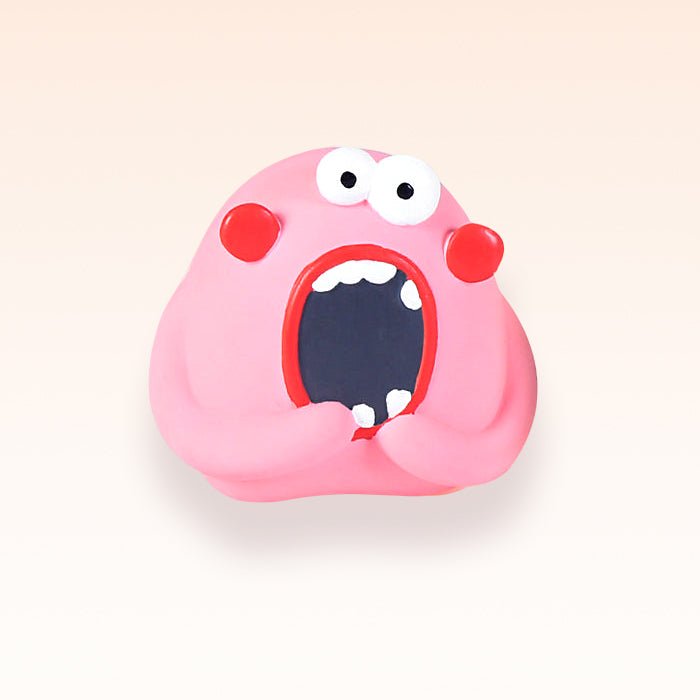 Monster Shape Natural Latex Dog Chew Toys