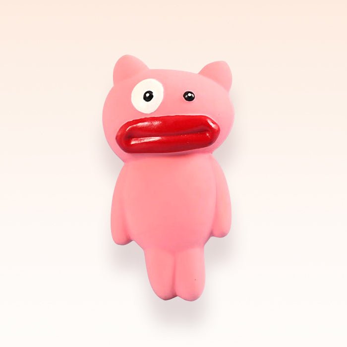 Monster Shape Natural Latex Dog Chew Toys