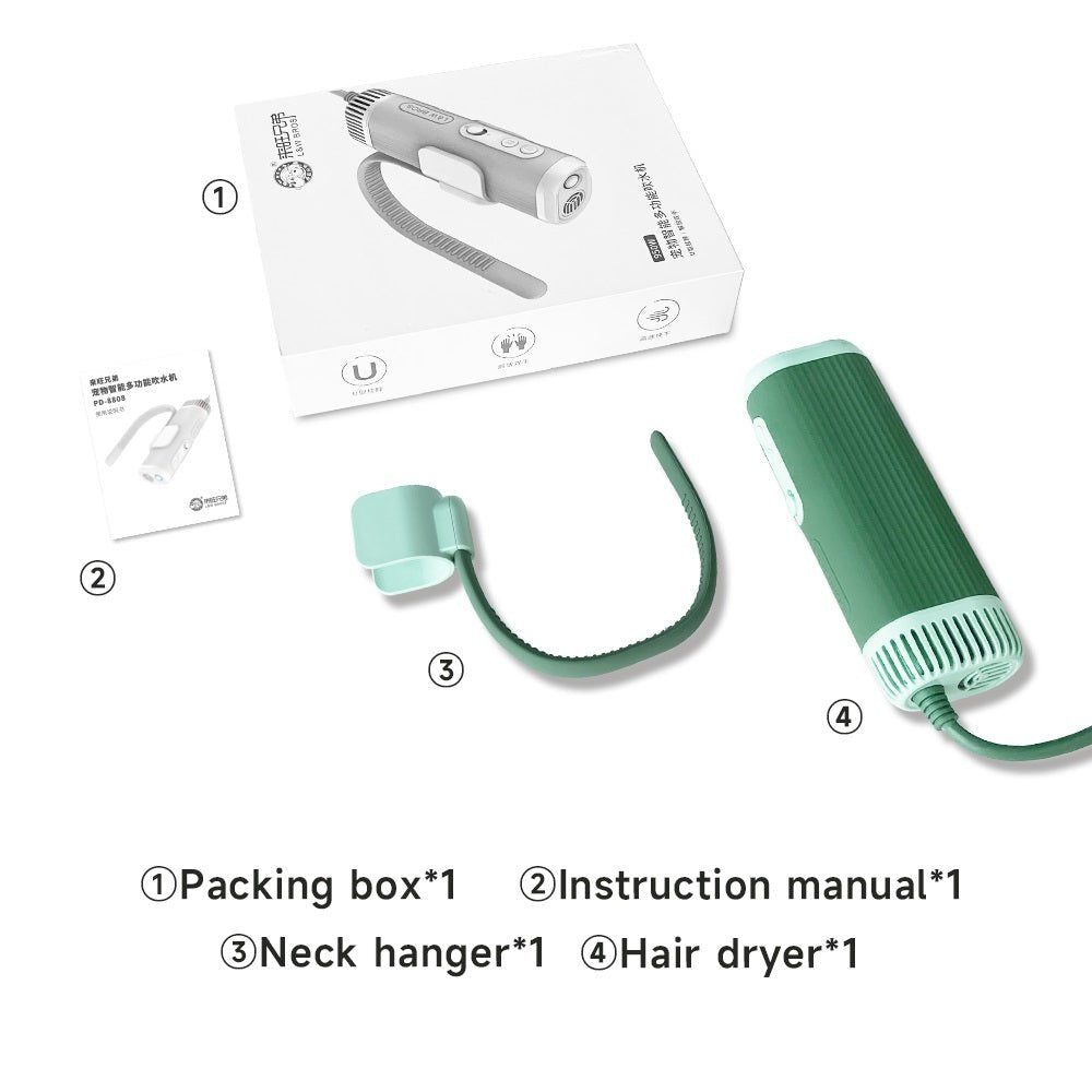Neck Hanging Pet Hair Dryer