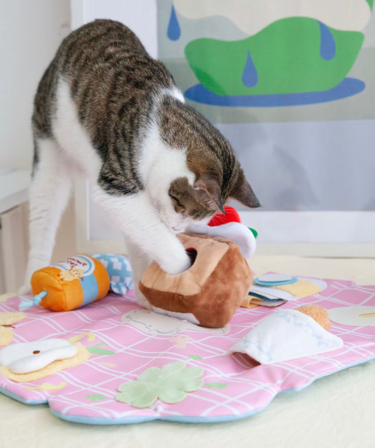 Picnic box snuffle toy