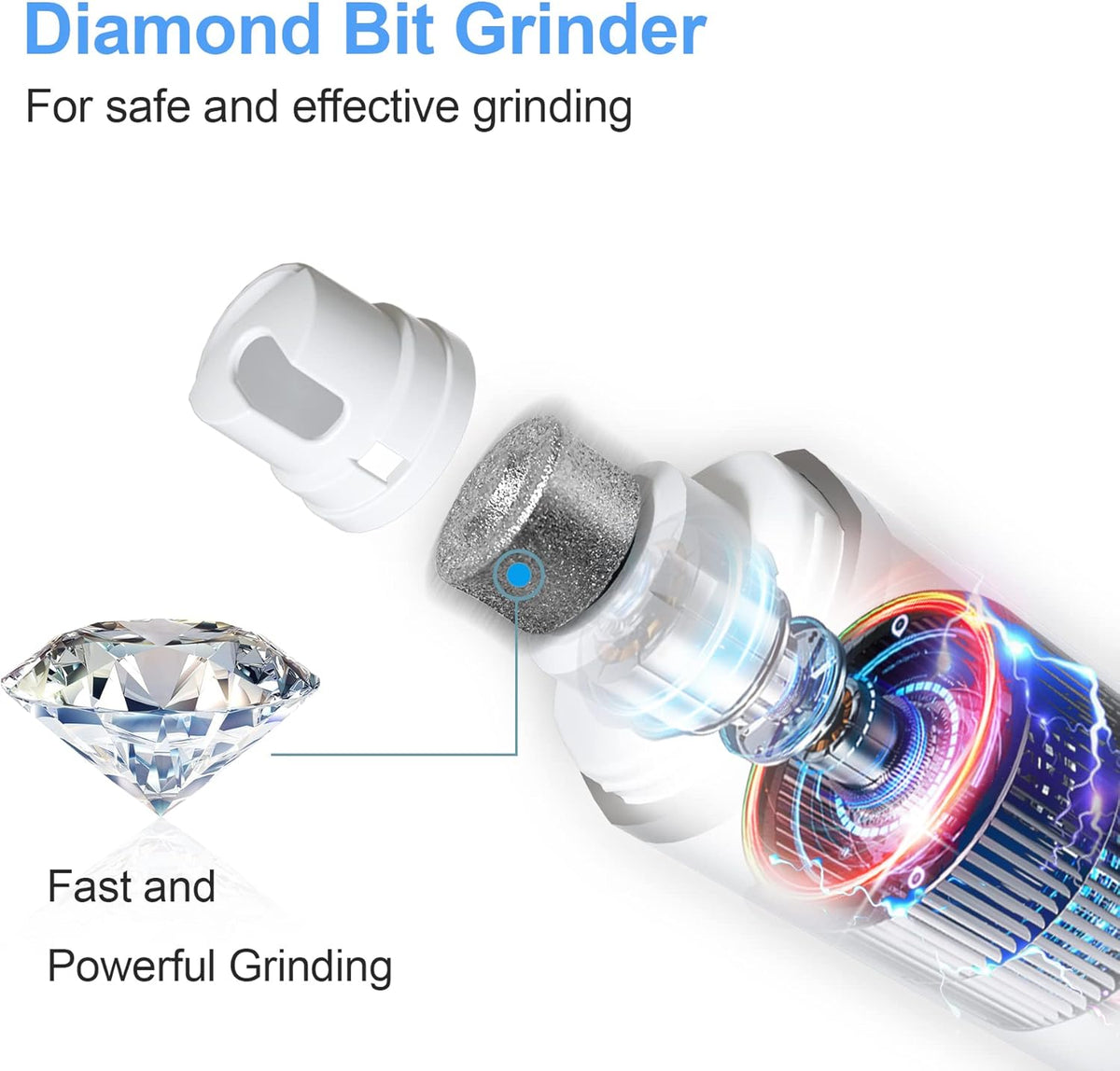 Rechargeable Nail Grinder Low-Noise