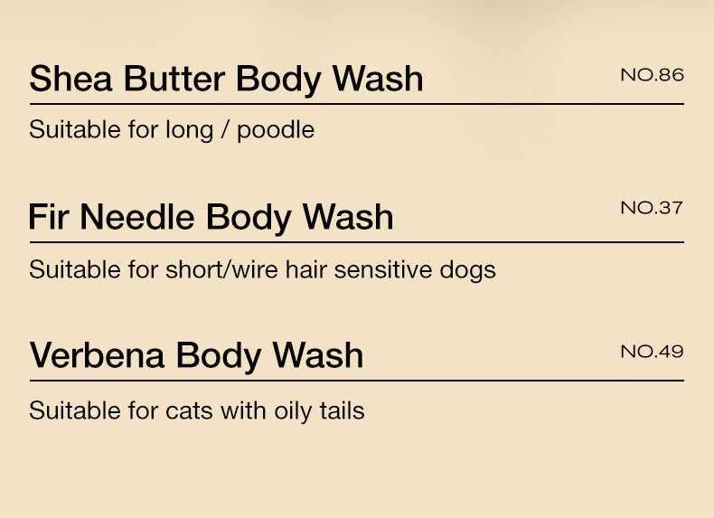 Pet Essential Oil Shampoo Series