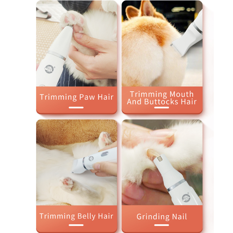 Cordless 4-in-1 Pet Grooming Kit