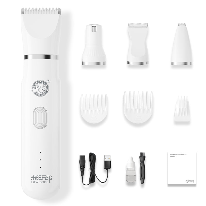 Cordless 4-in-1 Pet Grooming Kit