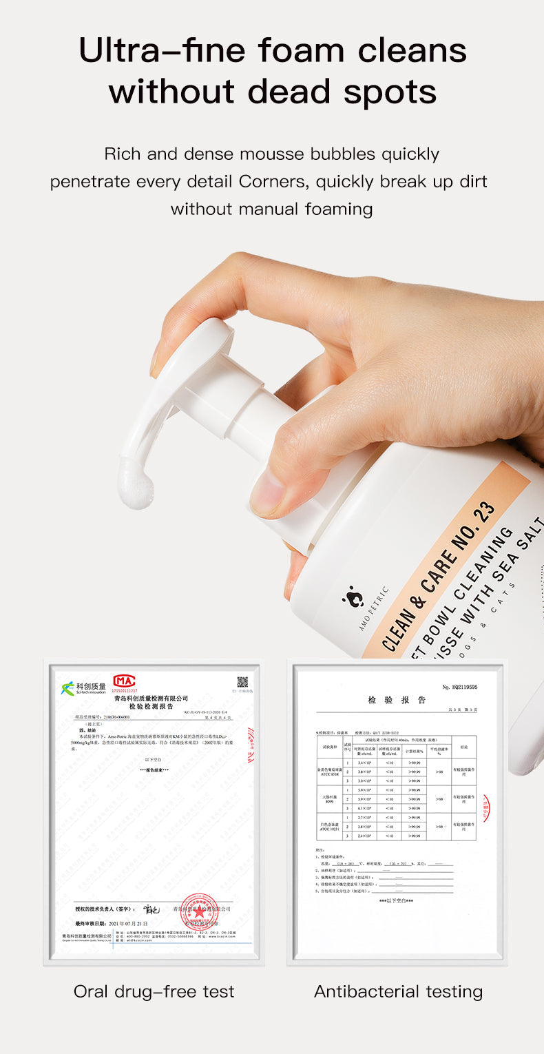 Pet Sea Salt Dishwashing Mousse