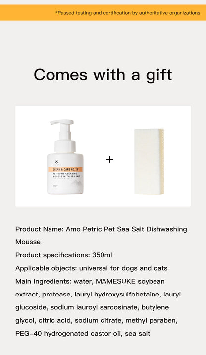 Pet Sea Salt Dishwashing Mousse