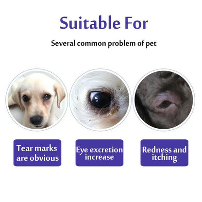 130pcs Pet Cleaning Tear Marks Wipe