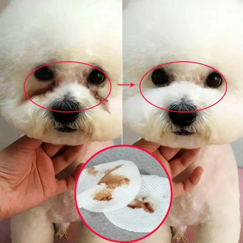 130pcs Pet Cleaning Tear Marks Wipe