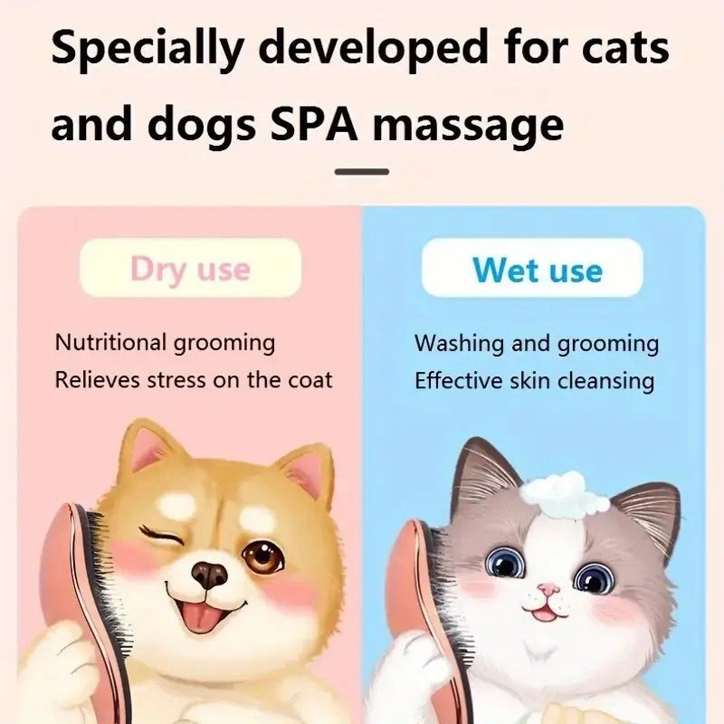 2-in-1 Grooming Comb and Massage Brush