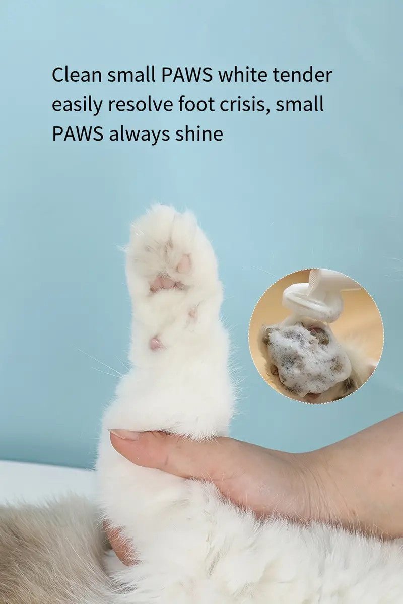 Paw Cleaner Dry Foam With Silicone Brush