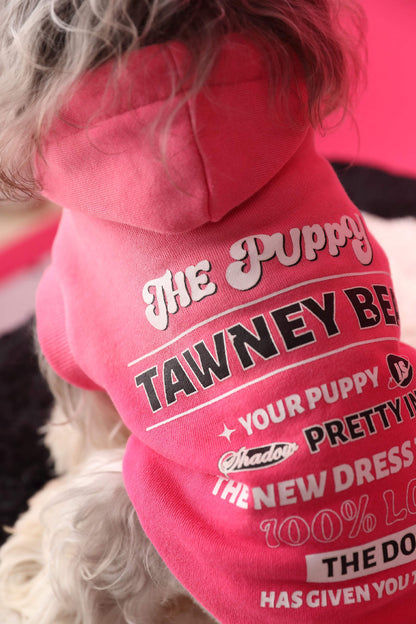 Gradient color sleeveless hooded sweatshirt for dogs