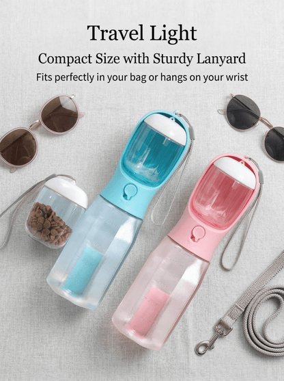 3-in-1 Portable Pet Water Bottle