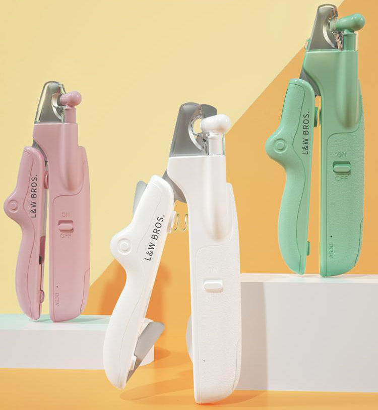 Nail Clippers with LED Light