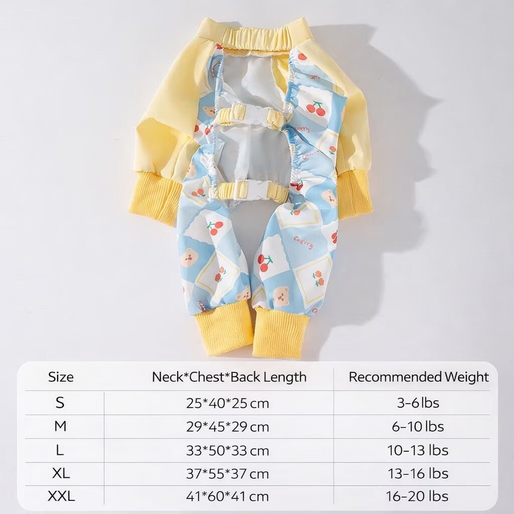 Thin Breathable Dog Jumpsuit