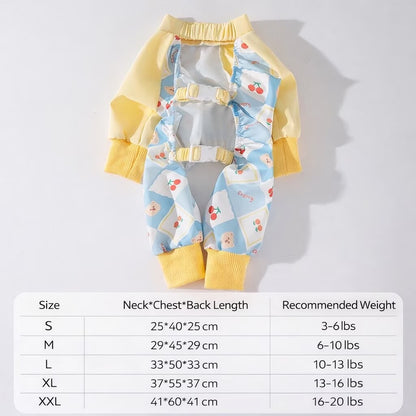 Thin Breathable Dog Jumpsuit