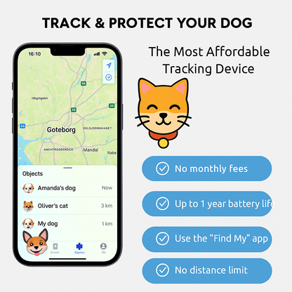 Waterproof Smart Pet Collar Tracker