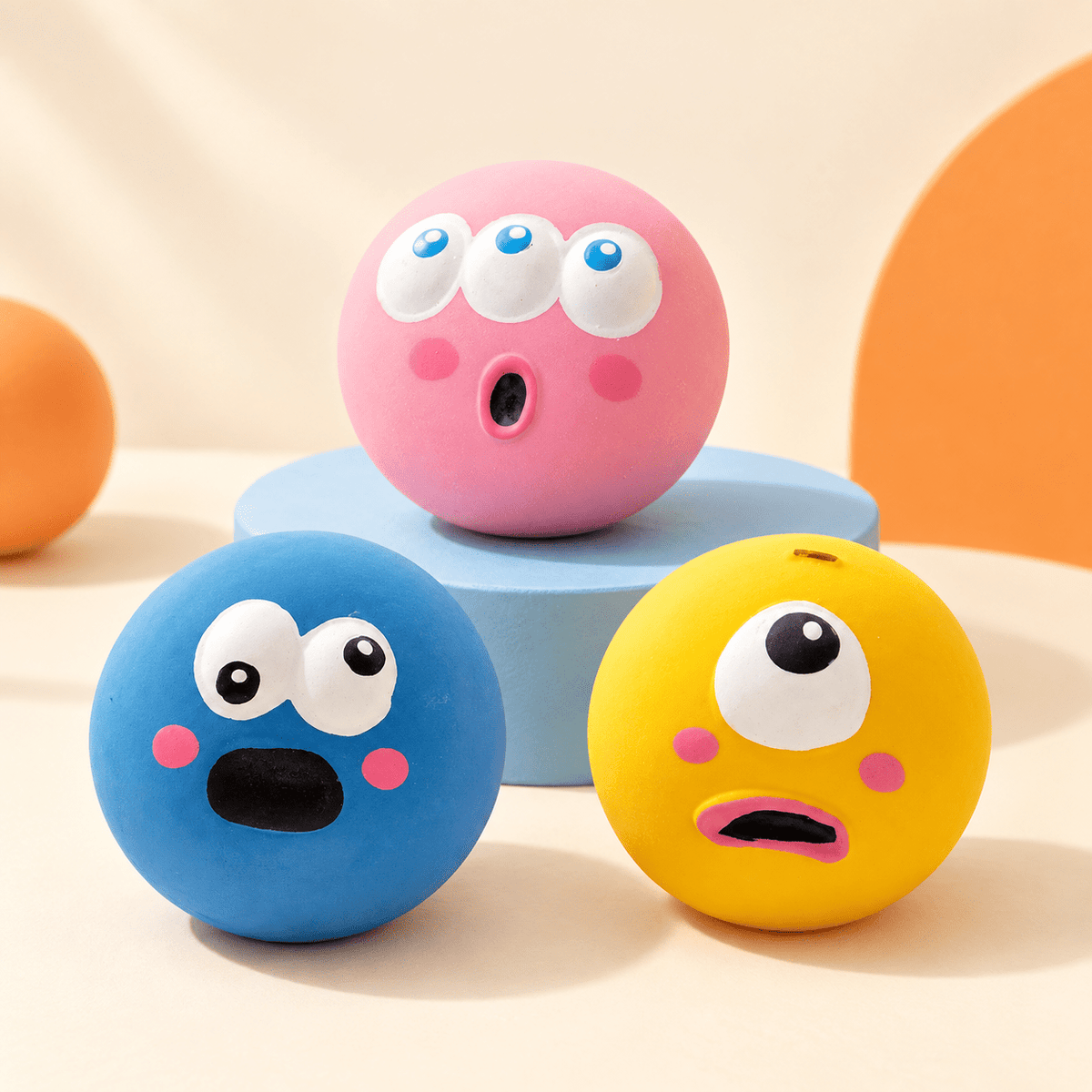 Rubber Dog Ball Set