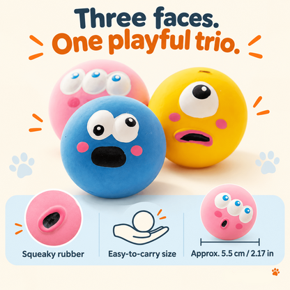 Rubber Dog Ball Set