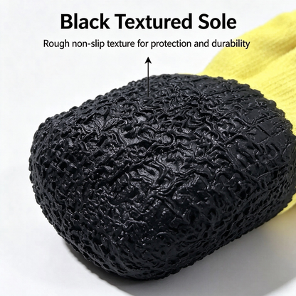 Non-Slip Dog Socks with Rubber Soles, Cute Cartoon Knit Pet Shoes for Small Dogs, Soft Paw Protection for Indoor Floors