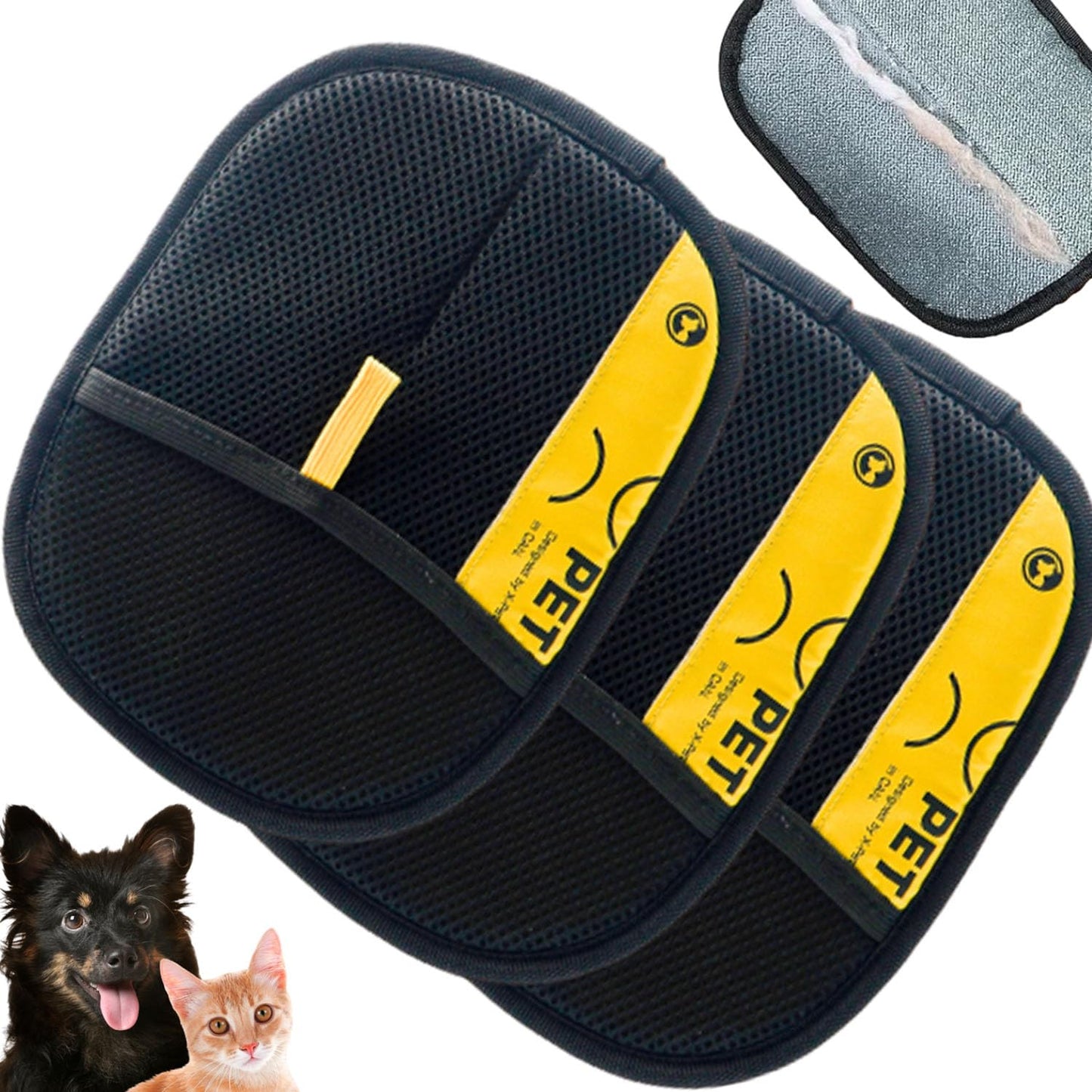 Tarifa Pets Hair Remover, Goalintent Pet Hair Remover, Electrostatic Pet Hair Remover, Gloves Pet Hair Removal for Cat & Dogs, Reusable Pet Hair Remover Glove (2pcs)