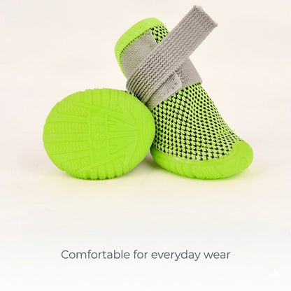 Breathable Dog Shoes  Lightweight Anti-Slip Pet Boots  All-Season Paw Protection