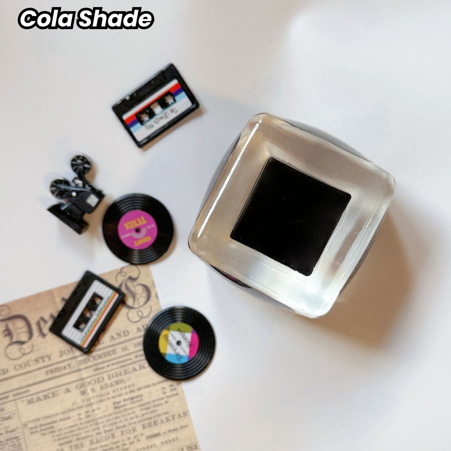 Handmade Transparent Stress Cube Toy